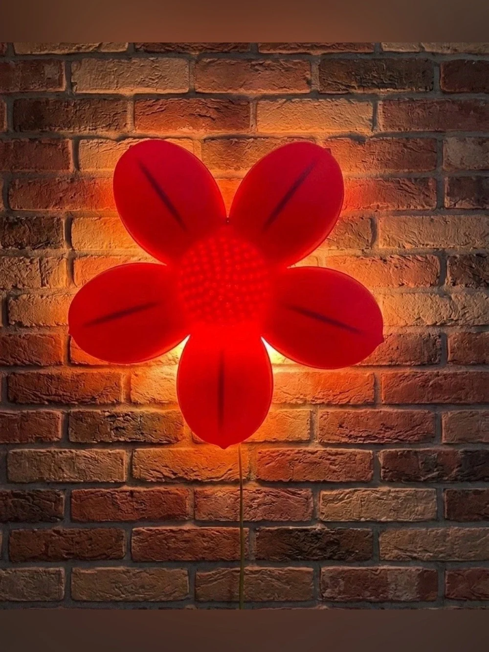 Ikea Smila Blomma wall flower lamp